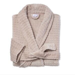 NEW ULTA Luxury Plush Tan/Beige Bath Robe size 1X/2X 2025